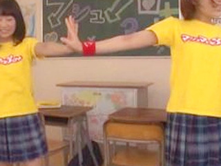 Nippon teens' naughty XXX affair with long dong stud, Tokyo after dark